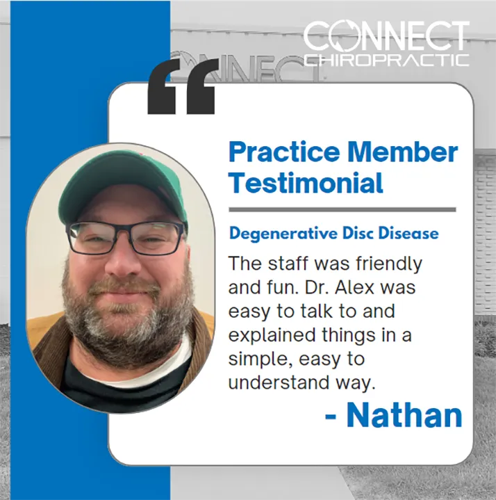 Chiropractic Oak Creek WI Nathan Testimonial